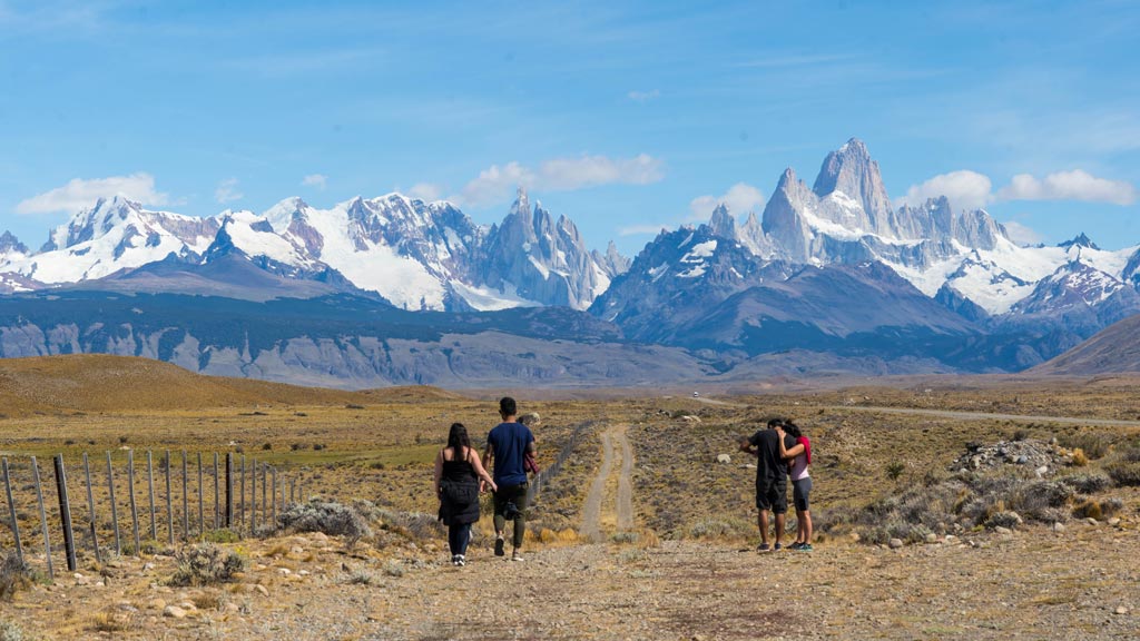 Excursion en El Chalten con mirador Chorrillos del Salto. Trekking Low Cost