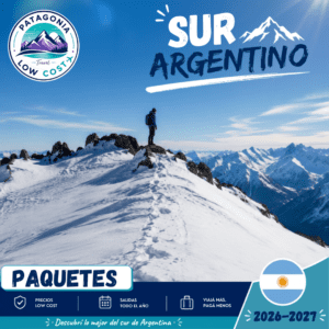 Paquetes a la Patagonia y sur Argentino baratos, low cost