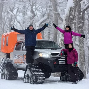 Excursion de Bariloche al Cerro Perito Moreno en la nieve con 4x4. Low Cost