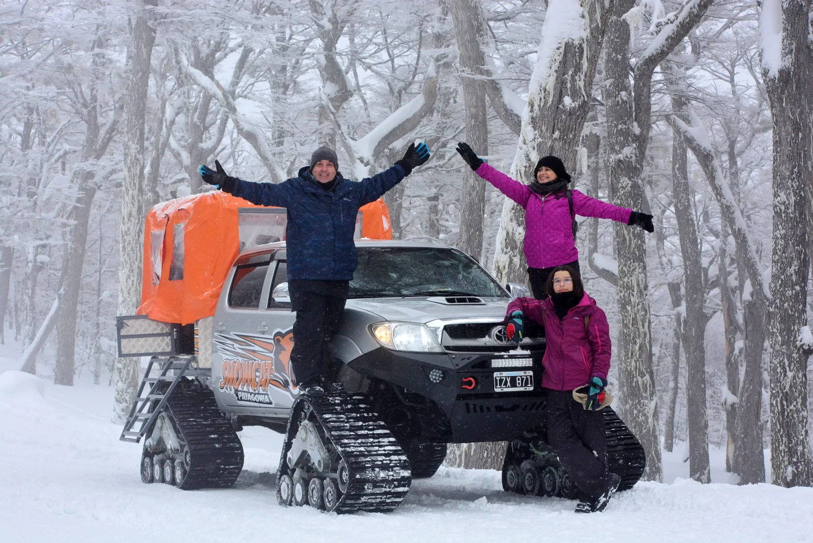 Excursion de Bariloche al Cerro Perito Moreno en la nieve con 4x4. Low Cost