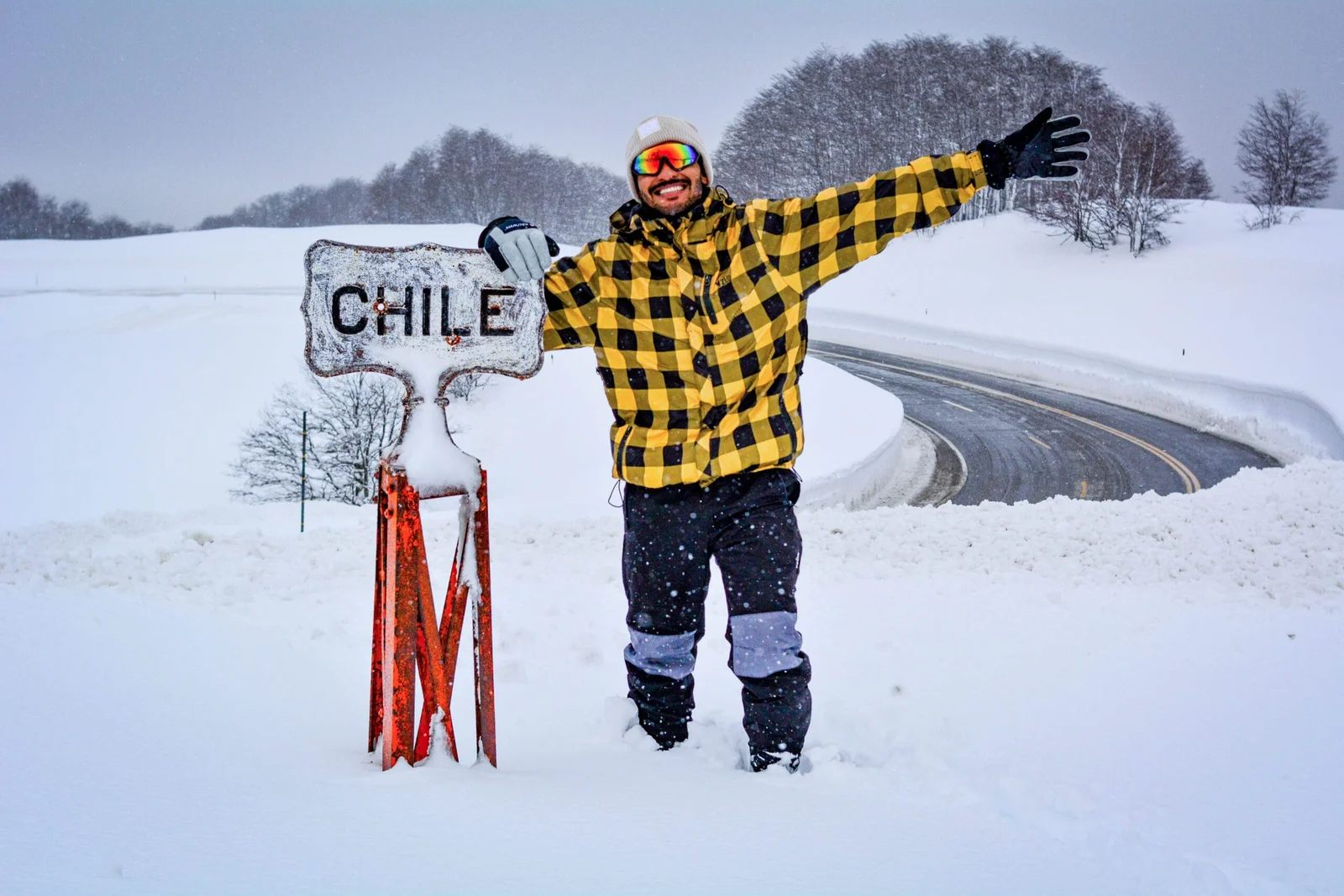 Excursion al limete con chile en 4x4 para nieve. Low Cost