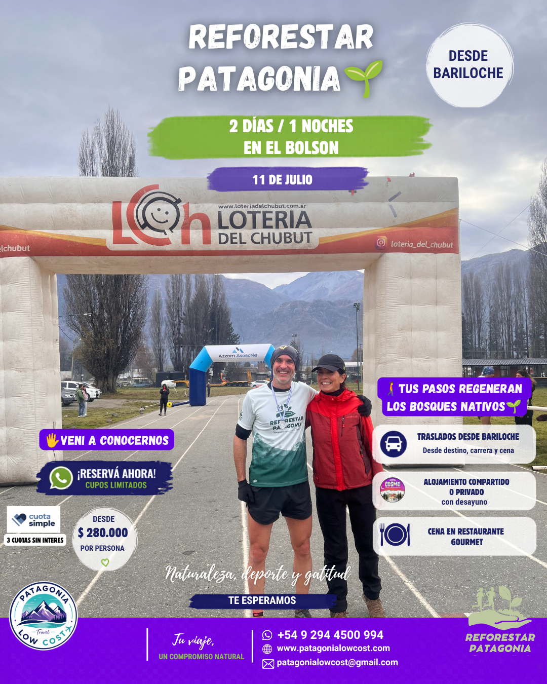 Reforestar Patagonia 2026 | Corré, Caminá y Ayudá a Regenerar el Bosque Nativo - Imagen 5