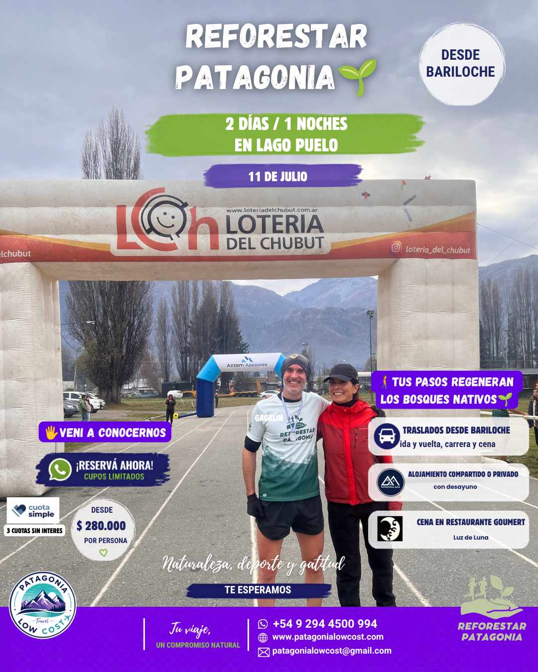 Reforestar Patagonia 2026 | Corré, Caminá y Ayudá a Regenerar el Bosque Nativo - Imagen 4